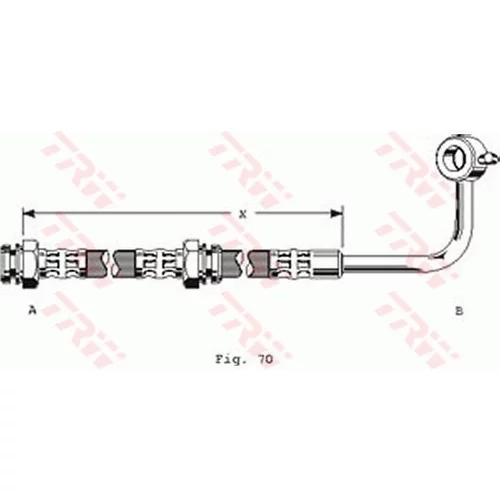 Brzdová hadica TRW PHD238
