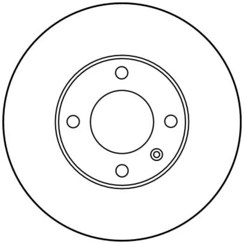 Brzdový kotúč TRW DF1518 - obr. 1