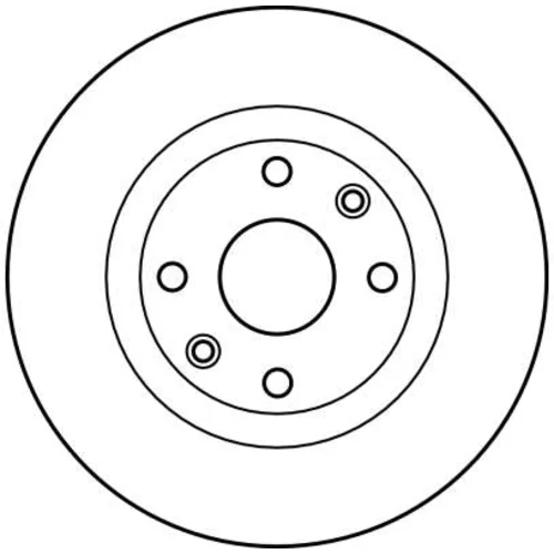 Brzdový kotúč TRW DF2586 - obr. 1