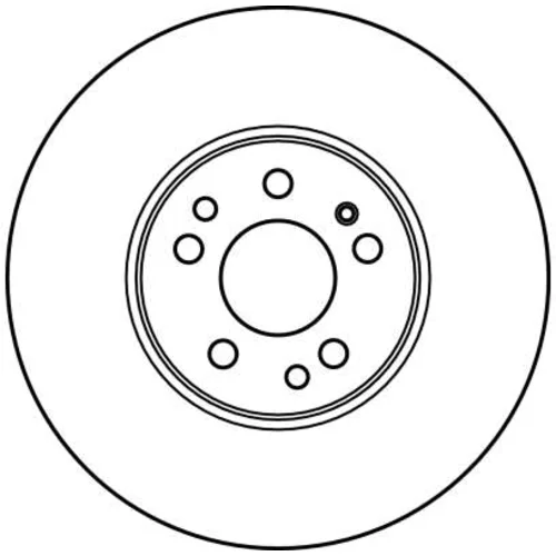 Brzdový kotúč TRW DF2595S - obr. 1