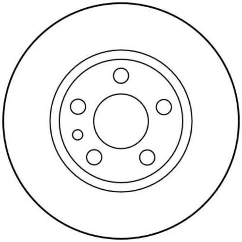 Brzdový kotúč TRW DF2754 - obr. 1