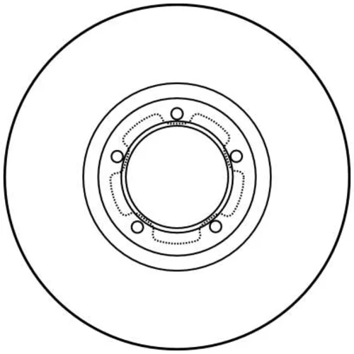 Brzdový kotúč TRW DF2785 - obr. 1