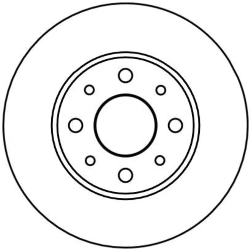 Brzdový kotúč TRW DF4037 - obr. 1