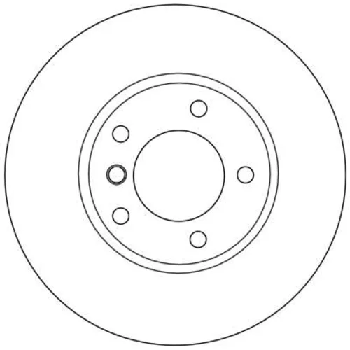 Brzdový kotúč TRW DF4055 - obr. 1