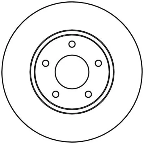 Brzdový kotúč TRW DF4095 - obr. 1