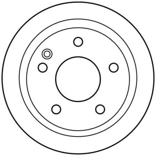 Brzdový kotúč TRW DF4224 - obr. 1