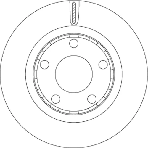 Brzdový kotúč TRW DF4352 - obr. 1