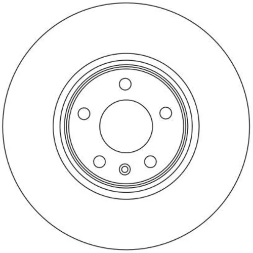 Brzdový kotúč TRW DF4358S - obr. 1