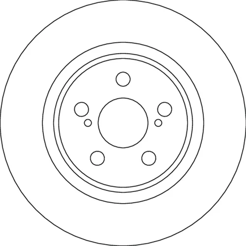 Brzdový kotúč TRW DF4641