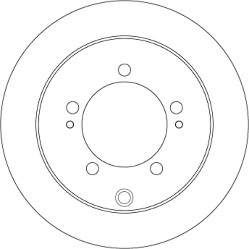 Brzdový kotúč TRW DF4845 - obr. 1