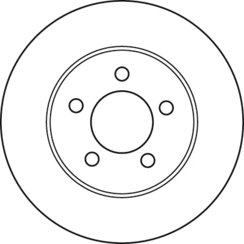 Brzdový kotúč TRW DF4885S - obr. 1
