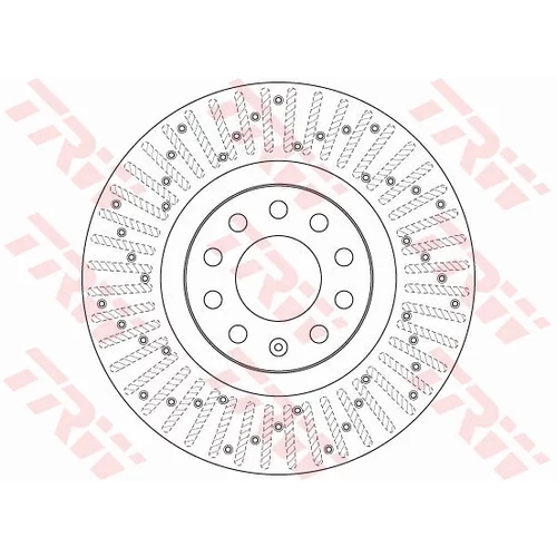 Brzdový kotúč TRW DF6189S