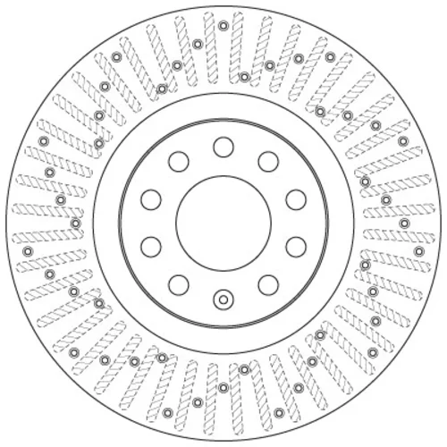 Brzdový kotúč TRW DF6189S - obr. 1