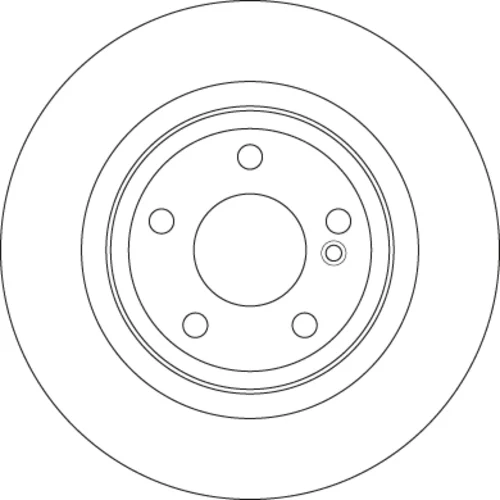 Brzdový kotúč TRW DF6358 - obr. 1