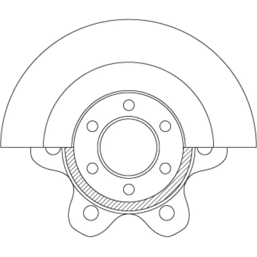 Brzdový kotúč TRW DF6532S - obr. 1