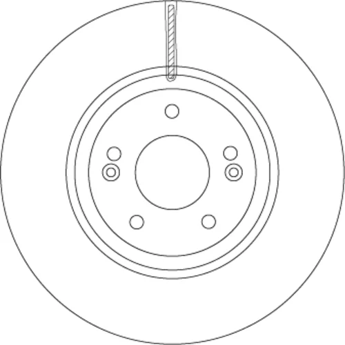 Brzdový kotúč TRW DF6545S