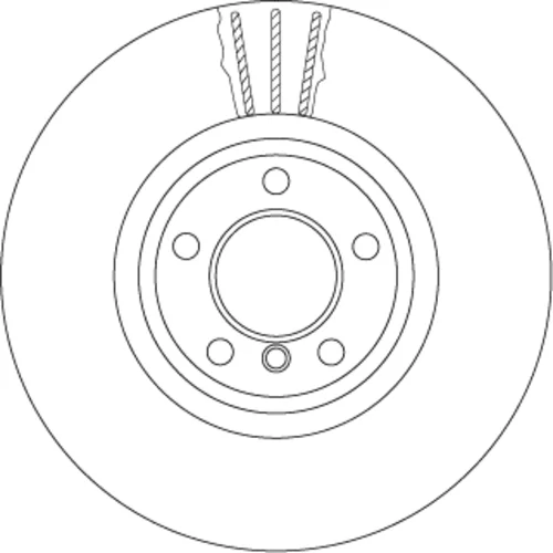 Brzdový kotúč TRW DF6615S
