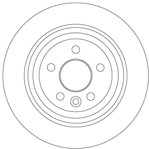 Brzdový kotúč TRW DF6913