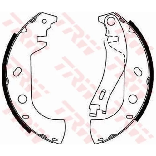 Sada brzdových čeľustí TRW GS8653