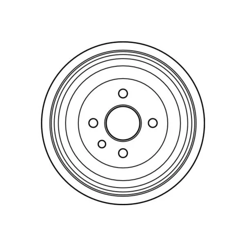 Brzdový bubon TRW DB4002 - obr. 1