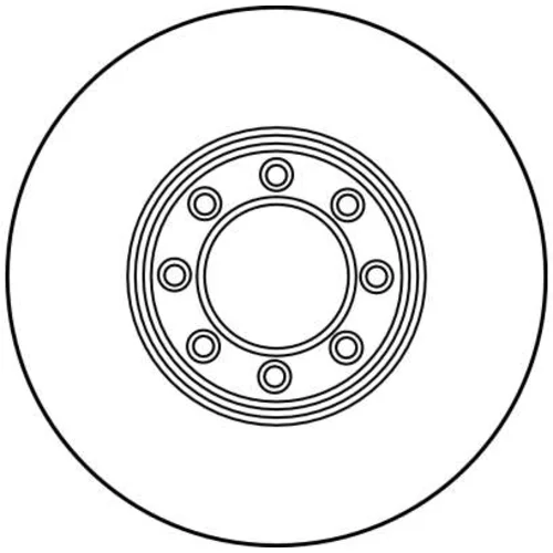 Brzdový kotúč TRW DF1104 - obr. 1