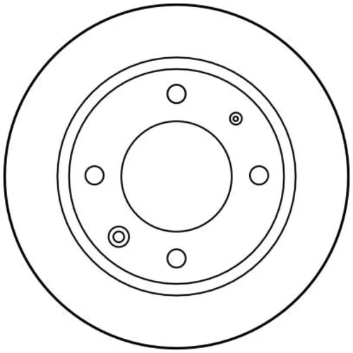 Brzdový kotúč TRW DF1117 - obr. 1