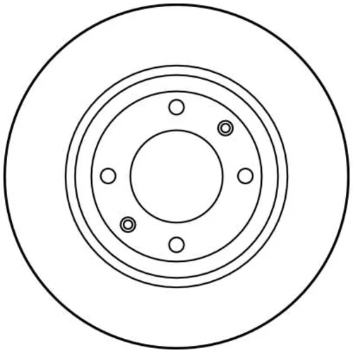 Brzdový kotúč TRW DF1220 - obr. 1