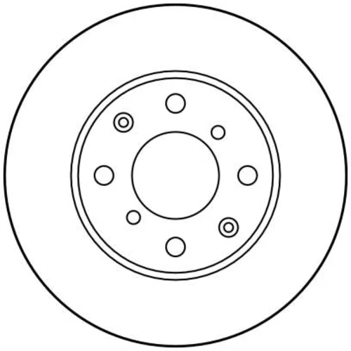 Brzdový kotúč TRW DF1436 - obr. 1