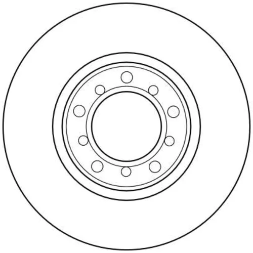 Brzdový kotúč TRW DF1575 - obr. 1