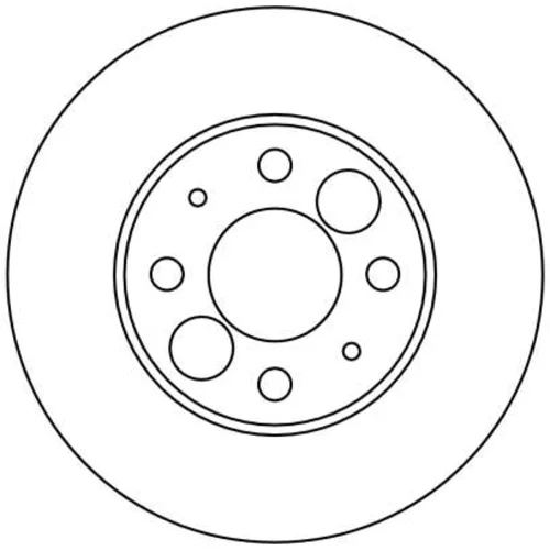 Brzdový kotúč TRW DF1756 - obr. 1