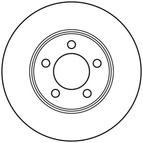 Brzdový kotúč TRW DF2624 - obr. 1