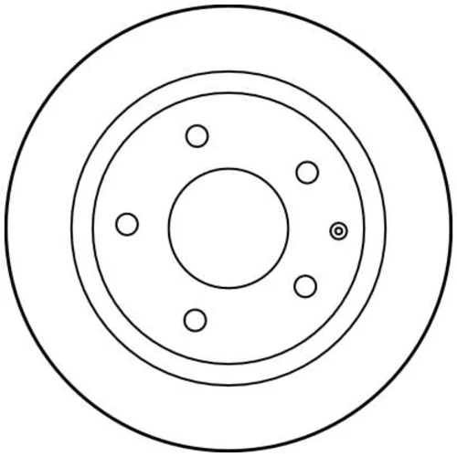 Brzdový kotúč TRW DF2705 - obr. 1