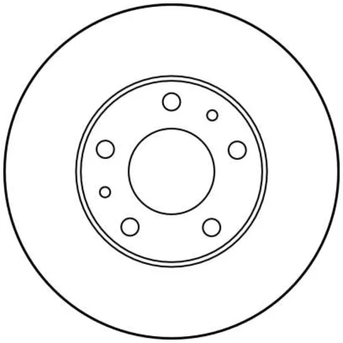 Brzdový kotúč TRW DF2728 - obr. 1