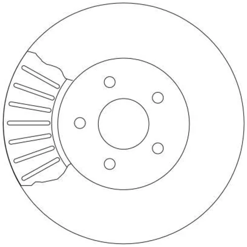 Brzdový kotúč TRW DF4147