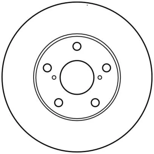 Brzdový kotúč TRW DF4161 - obr. 1