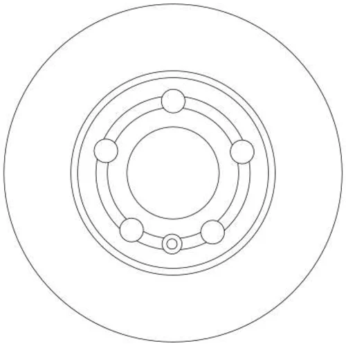 Brzdový kotúč TRW DF4253 - obr. 1