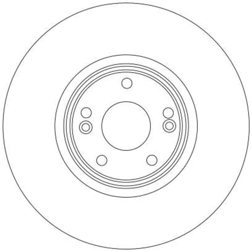 Brzdový kotúč TRW DF4259S - obr. 1
