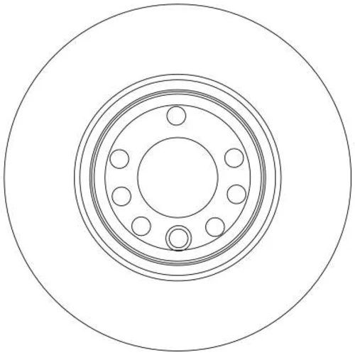 Brzdový kotúč TRW DF4266 - obr. 1