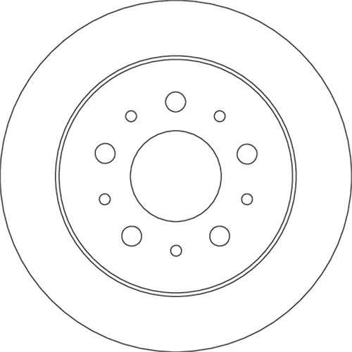 Brzdový kotúč TRW DF4770 - obr. 1