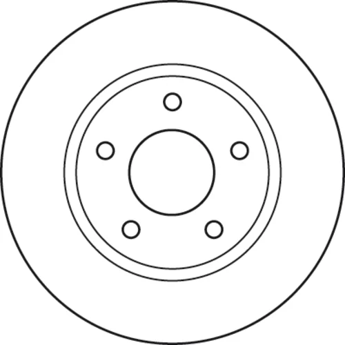 Brzdový kotúč TRW DF4933 - obr. 1