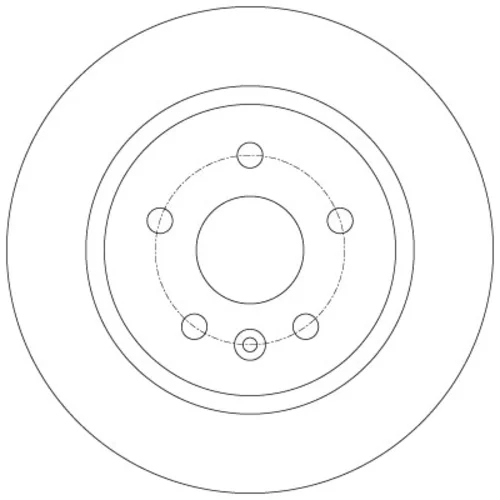 Brzdový kotúč TRW DF6340 - obr. 1