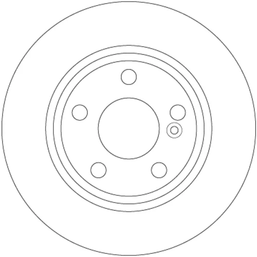Brzdový kotúč TRW DF6376 - obr. 1