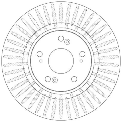 Brzdový kotúč TRW DF6432S - obr. 1