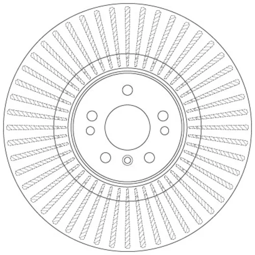 Brzdový kotúč TRW DF6456S - obr. 1