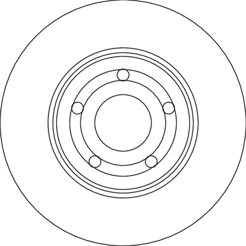Brzdový kotúč TRW DF6708