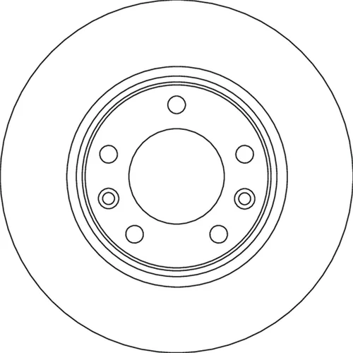 Brzdový kotúč TRW DF6780