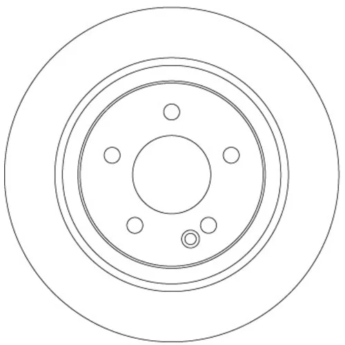 Brzdový kotúč TRW DF6788S