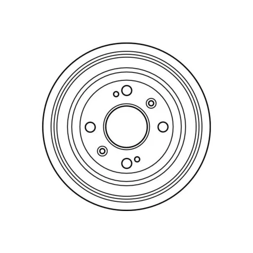 Brzdový bubon TRW DB4118 - obr. 1