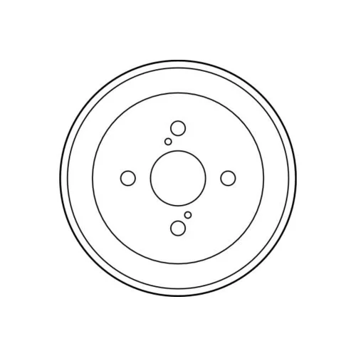 Brzdový bubon TRW DB4256 - obr. 1