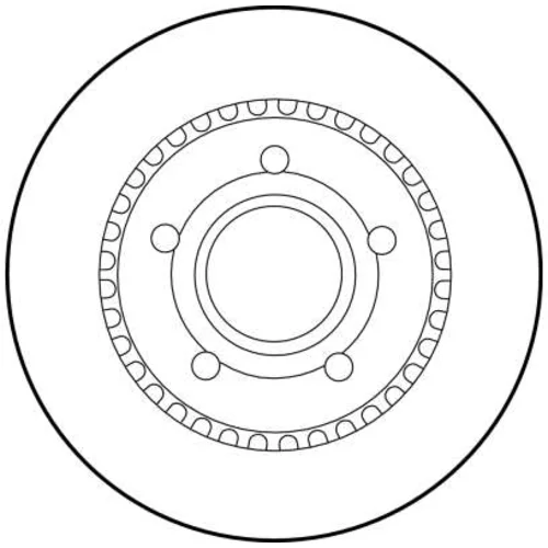 Brzdový kotúč TRW DF1528 - obr. 1